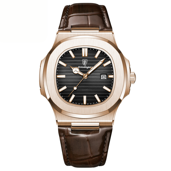 Poedagar Deluxe Leather 41mm